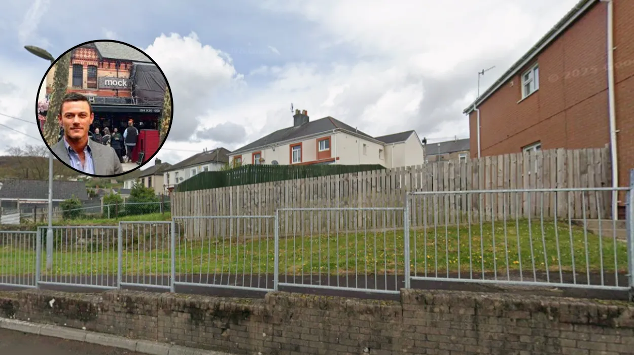 Luke Evans Films The Party ITV in Wales