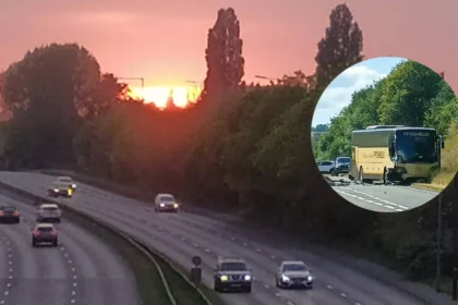 A40 Shut After Coach and Van Crash Near Llandeilo Wales