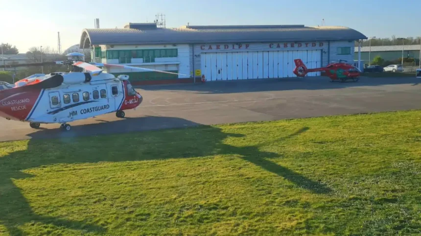Cardiff Heliport Worker Serves in Two Critical Life-Saving Roles