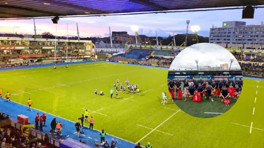 Cardiff Rugby launches Keep Wales Tidy hub at Arms Park