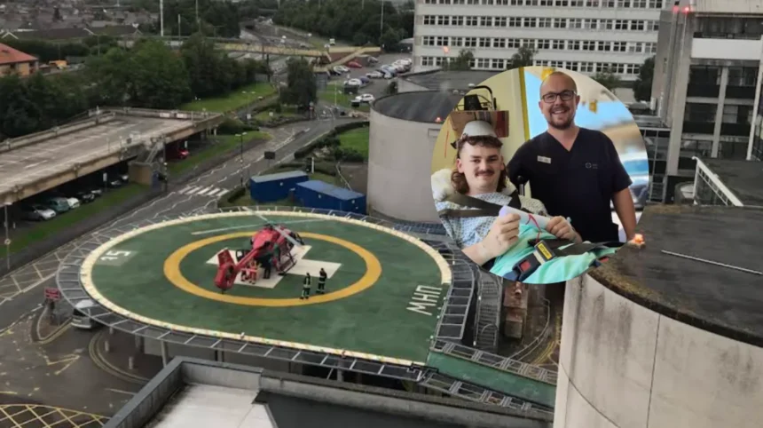 Hospital graduation tribute for student after crash