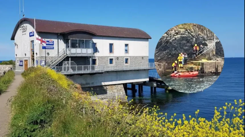 St David’s Lifeboat Launch for Ramsey Island Emergency