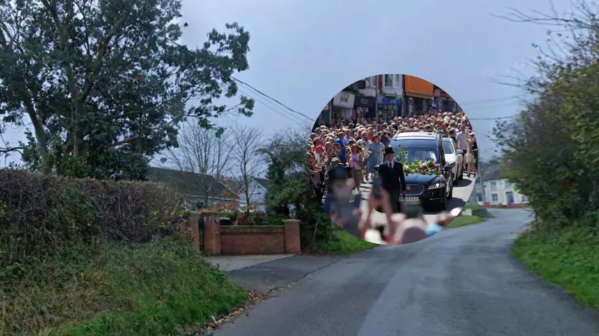 Bonnie Tyler Fans Pay Tribute During Funeral Procession in Wales