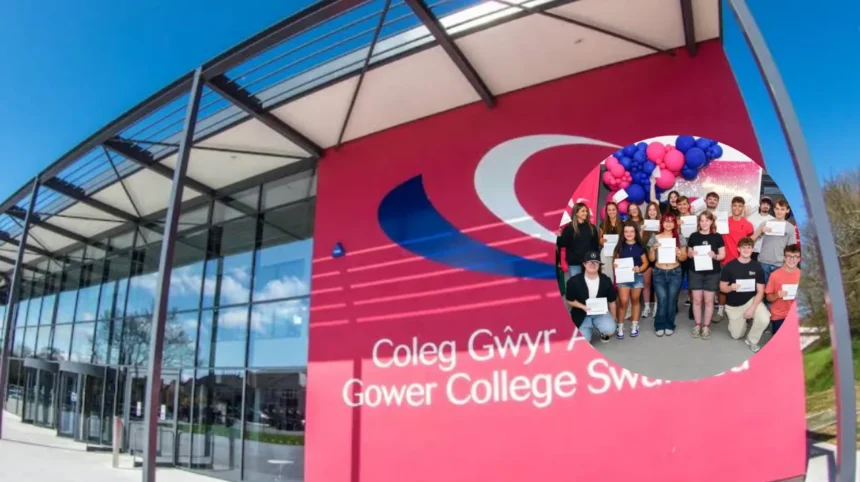 Gower College Swansea A Level Excellence Second Year of 100% Pass