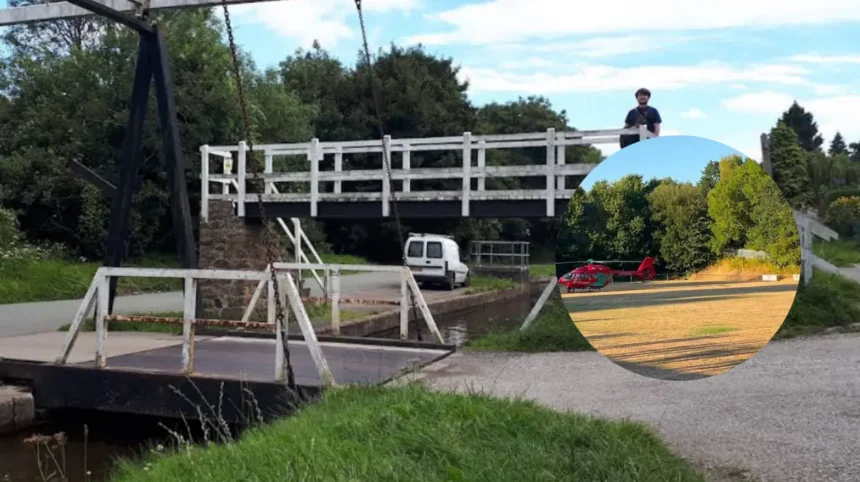 Man Injured in Cefn Mawr Quad Bike Crash as Road Is Closed