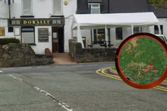 Mountain Fire Reported Near New Tredegar in South Wales