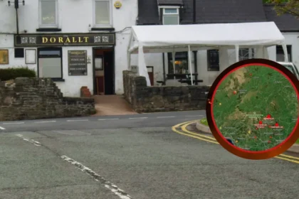 Mountain Fire Reported Near New Tredegar in South Wales