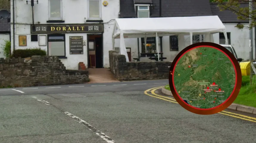 Mountain Fire Reported Near New Tredegar in South Wales