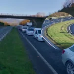 Stolen Taxi Wrong-Way on Wales Dual Carriageway