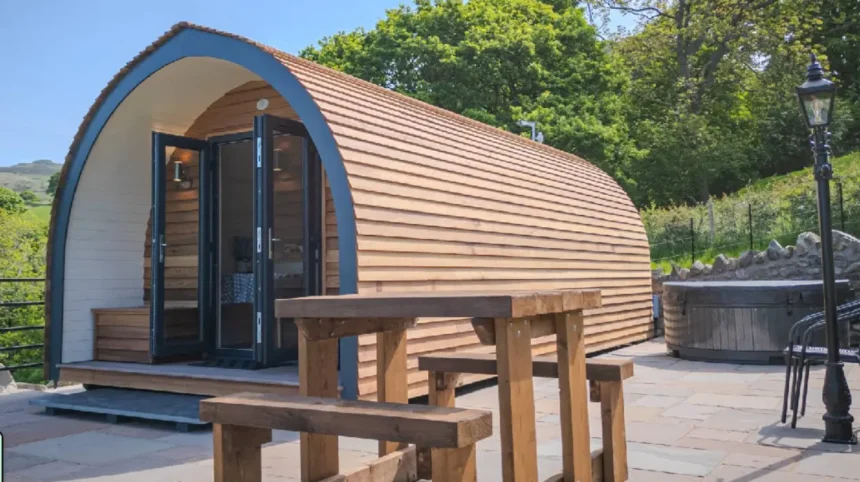 What is glamping in Wales?