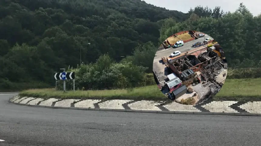 Woman Arrested After Newbridge Fire Destroys Five Homes