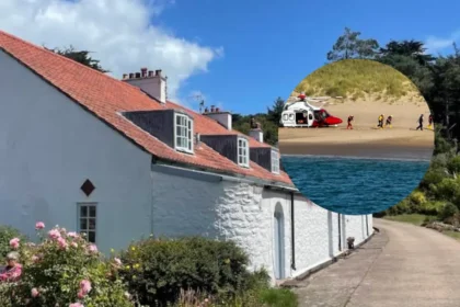 Woman airlifted after Caldey Island medical emergency