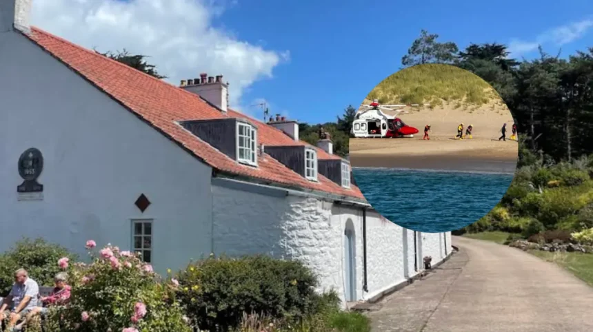 Woman airlifted after Caldey Island medical emergency