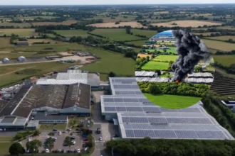 Beccles plastic factory fire 14 crews tackle M&H Plastics blaze