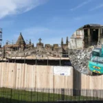 Demolition under way at Victorian-era Wrexham factory site