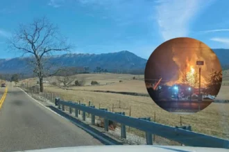 Newport Highway fire Multi‑alarm blaze hits North Spokane