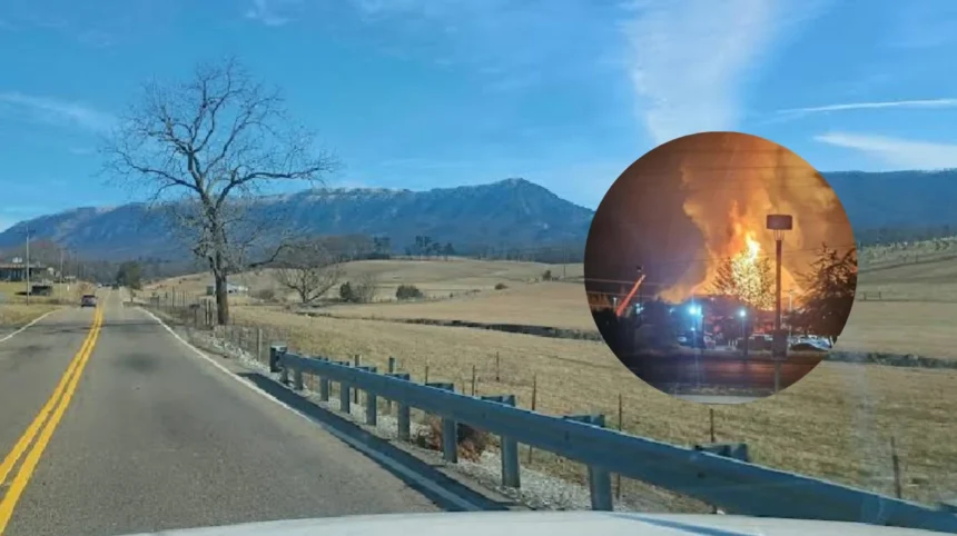 Newport Highway fire Multi‑alarm blaze hits North Spokane