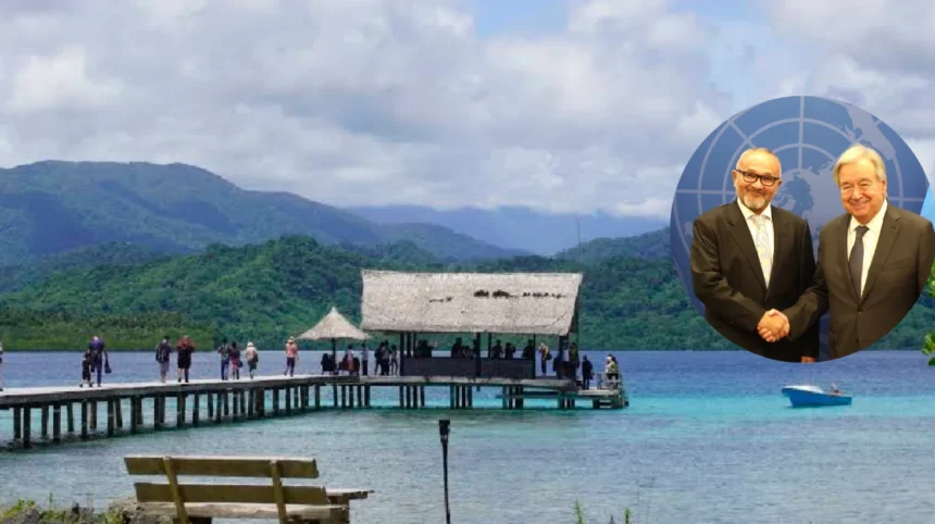 Solomon Islands PM Wale Meets Guterres on Climate Funding