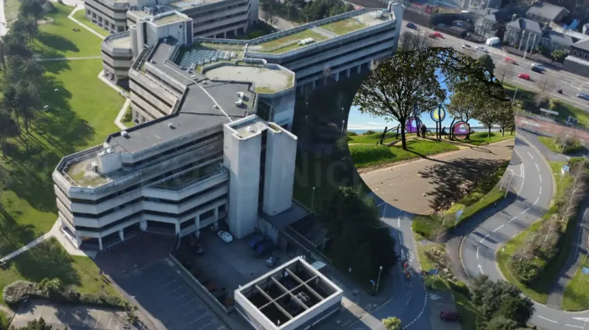 Swansea Covid memorial work starts on seafront near Slip Bridge