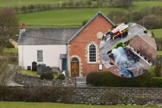 Ammanford Bungalow Fire Woman and Pets Rescued