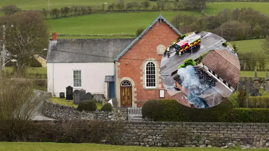 Ammanford Bungalow Fire Woman and Pets Rescued