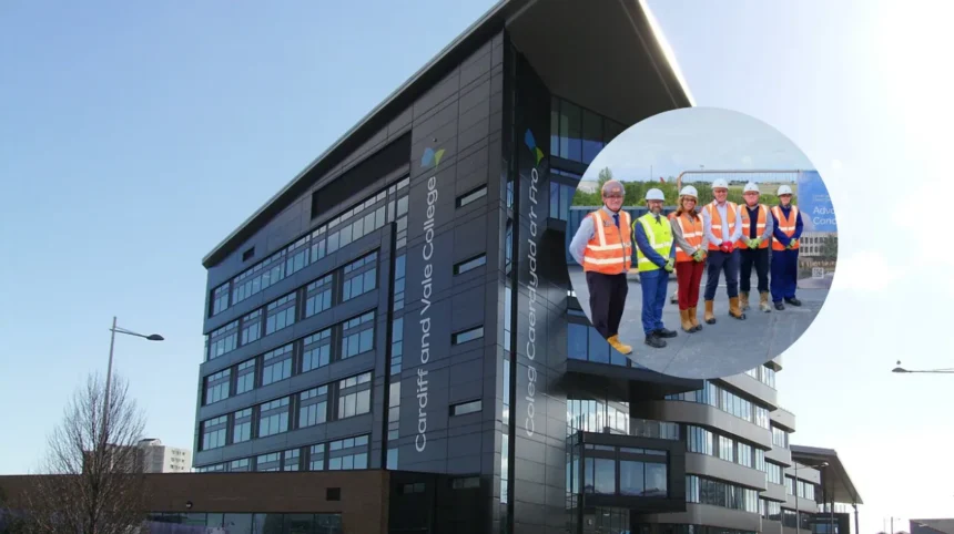 Cardiff and Vale College Reaches Topping Out at Vale Campuses 2026
