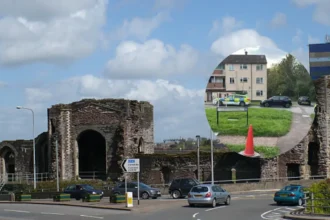 Malpas Newport fire Man hospitalised as police attend Jeans Close