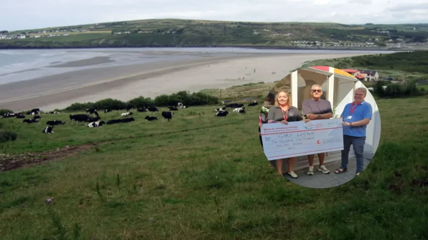 Tenby man completes coastal walk for Wales Air Ambulance