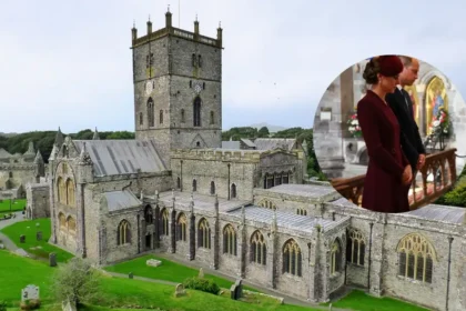 William and Catherine Attend St Davids Service for Queen Elizabeth
