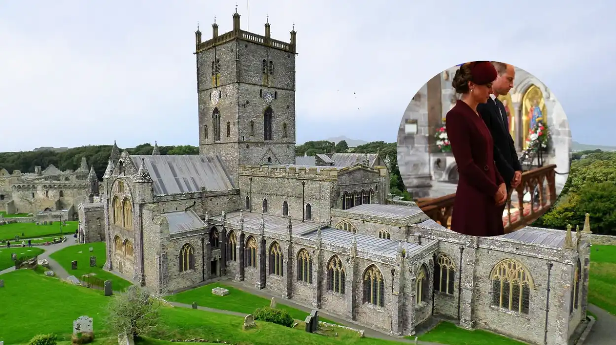 William and Catherine Attend St Davids Service for Queen Elizabeth